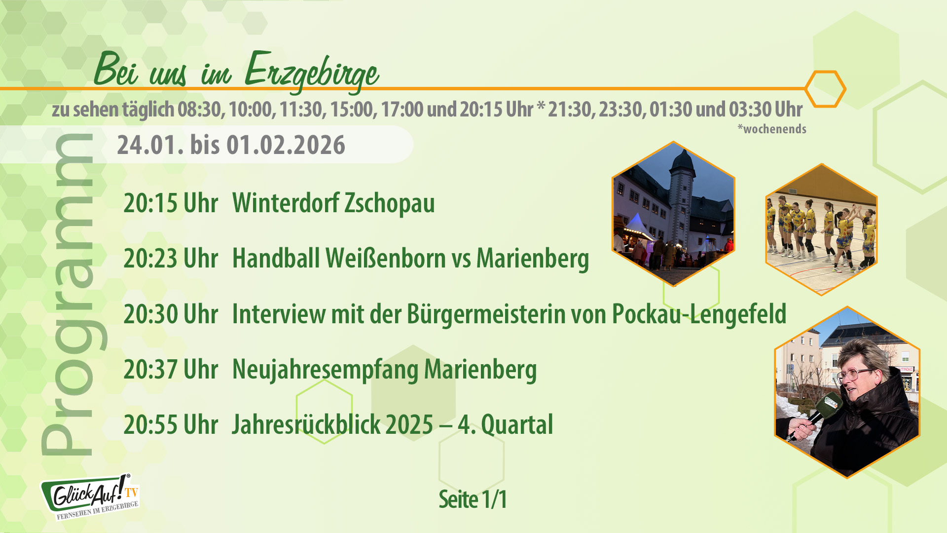 Bei uns im Erzgebirge für die Woche vom 24.01.2026 bis 30.01.2026 Bei uns im Erzgebirge für die Woche vom 24.01.2026 bis 30.01.2026