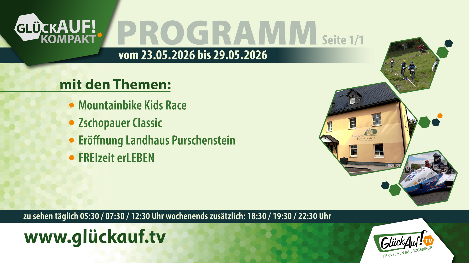 Glück Auf! kompakt für die Woche vom 23.05.2026 bis 29.05.2026