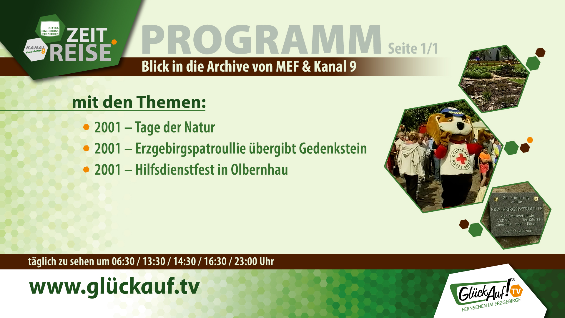 Glück Auf! TV - Zeitreise für die Woche vom 30.05.2026 bis 05.06.2026