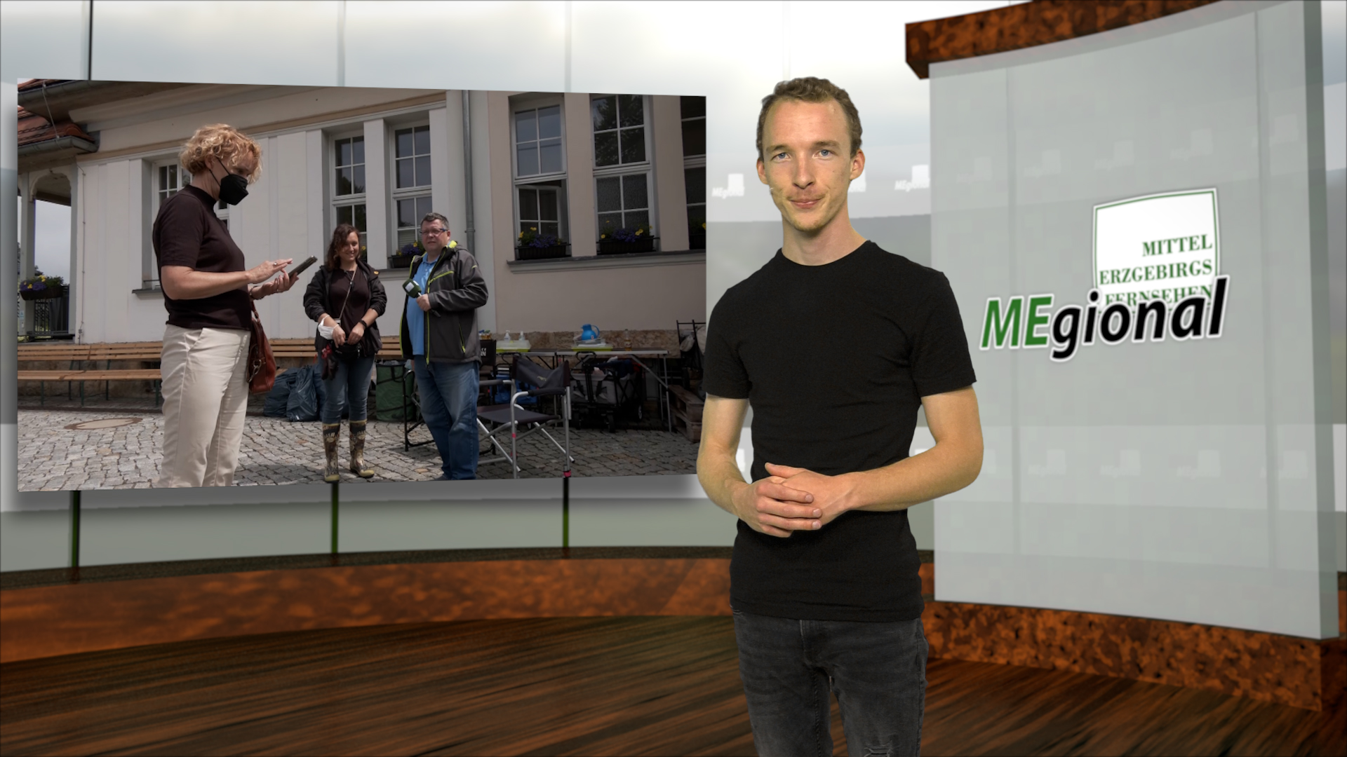 MEgional am 28. Juni 2021 mit einem Besuch der Dreharbeiten zum Erzgebirgskrimi