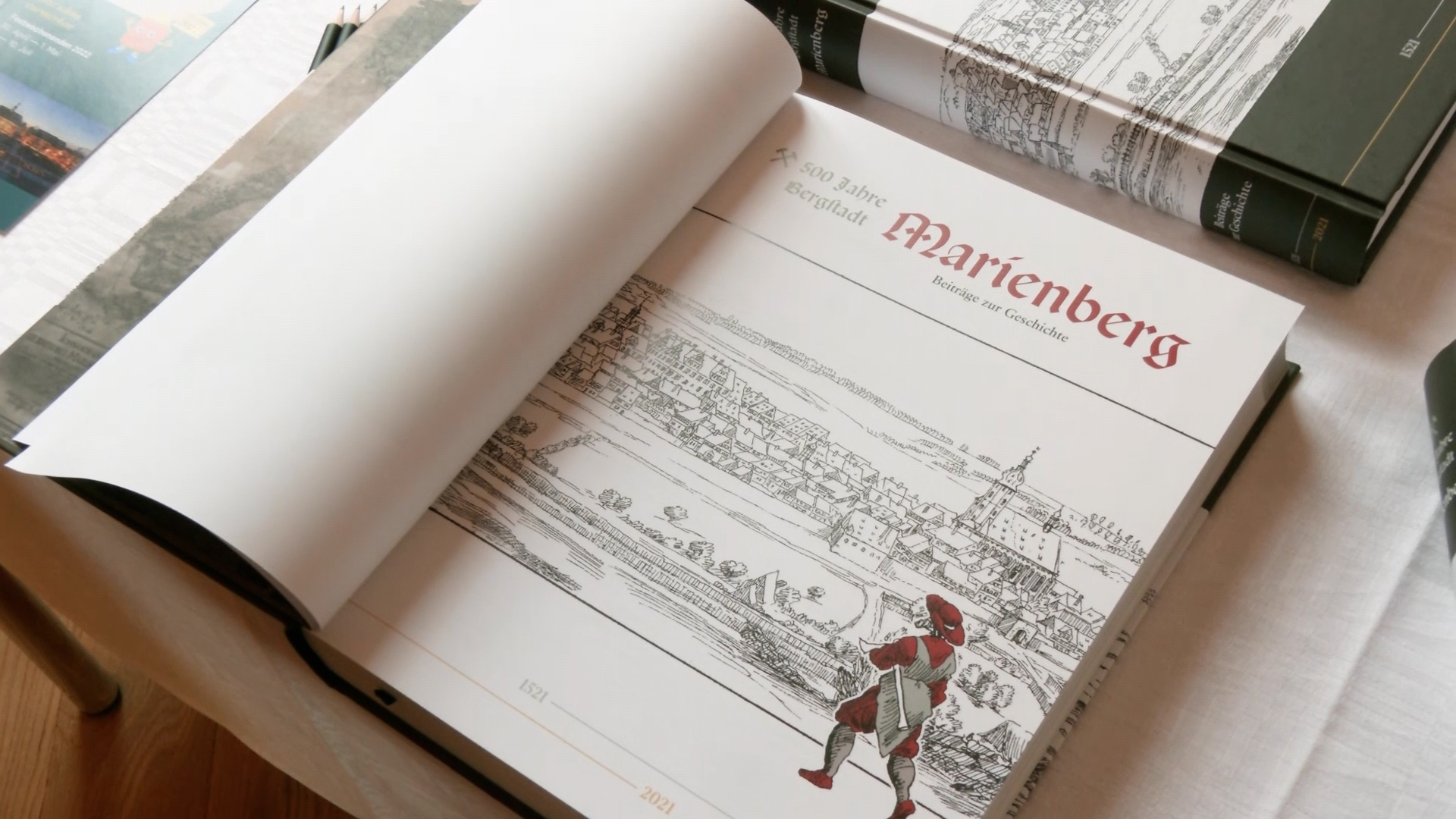 MEgional am 29. September 2021mit der Präsentation der Chronik zu 500 Jahren Marienberg