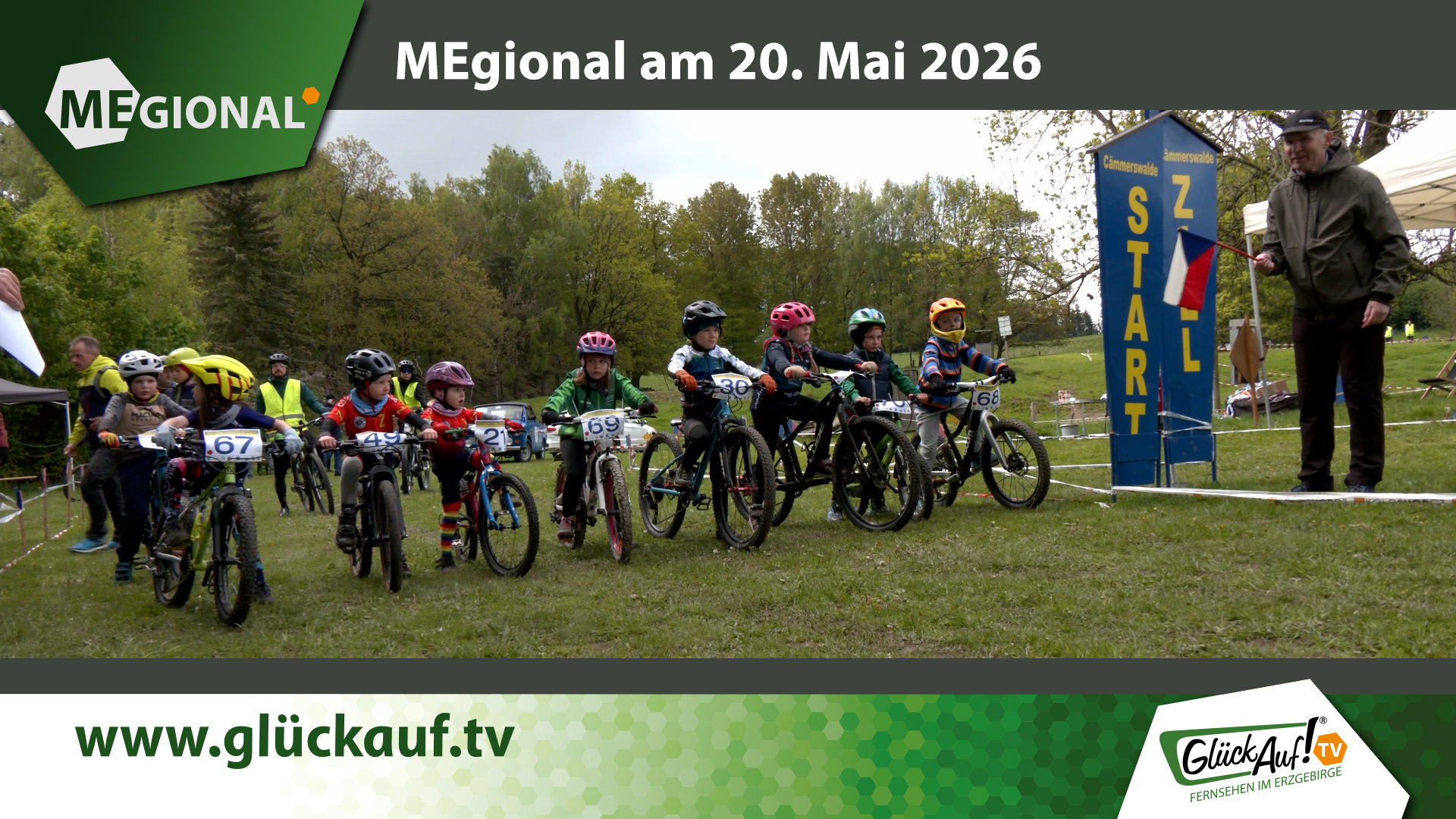 MEgional am 20 Mai mit dem Thema: Mountainbike Kids Race in Brand-Erbisdorf