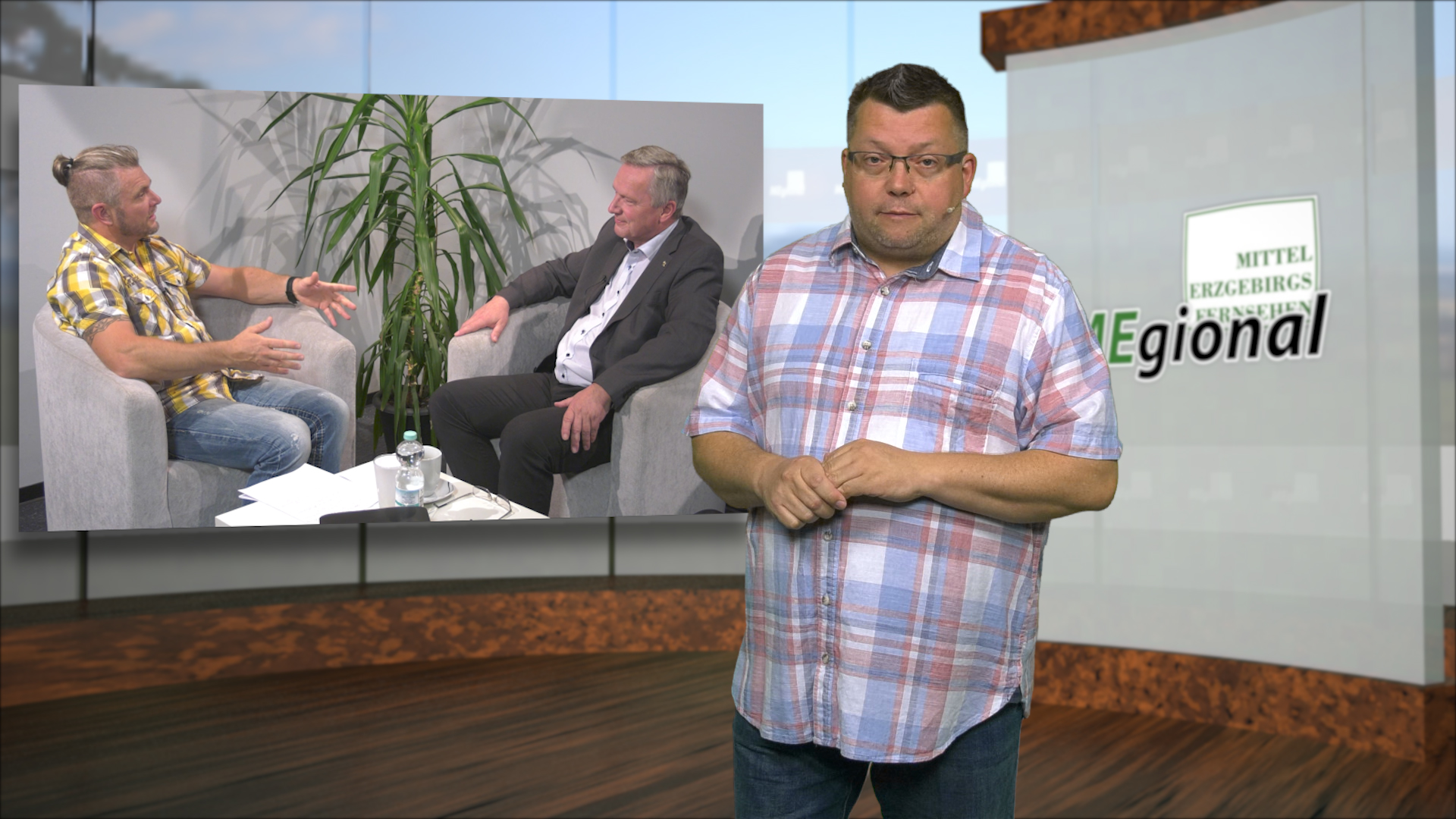 MEgional am 30. Juli 2020 mit dem neuen Welterbe-Vereinschef Michael Riedel