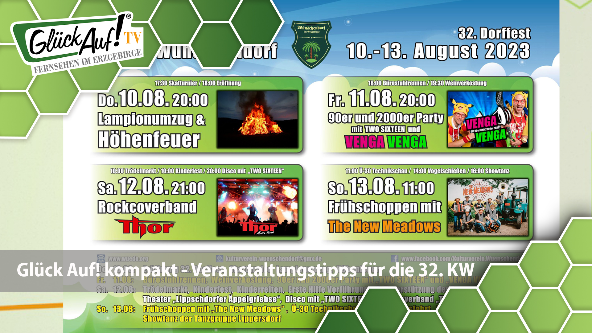 Glück Auf! kompakt für die Woche vom 05.08. bis 11.08.2023