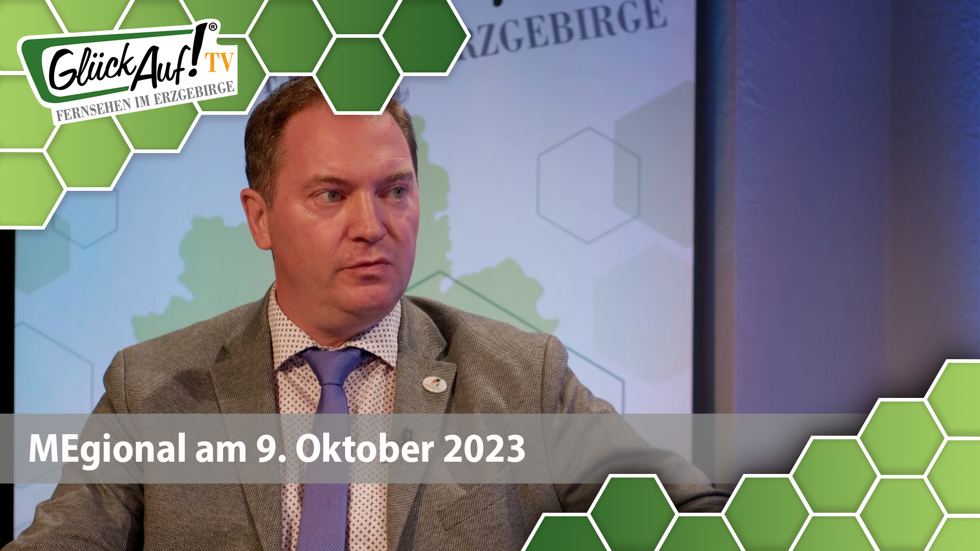 MEgional am 9. Oktober 2023 mit dem Studiointerview mit Jörg Markert