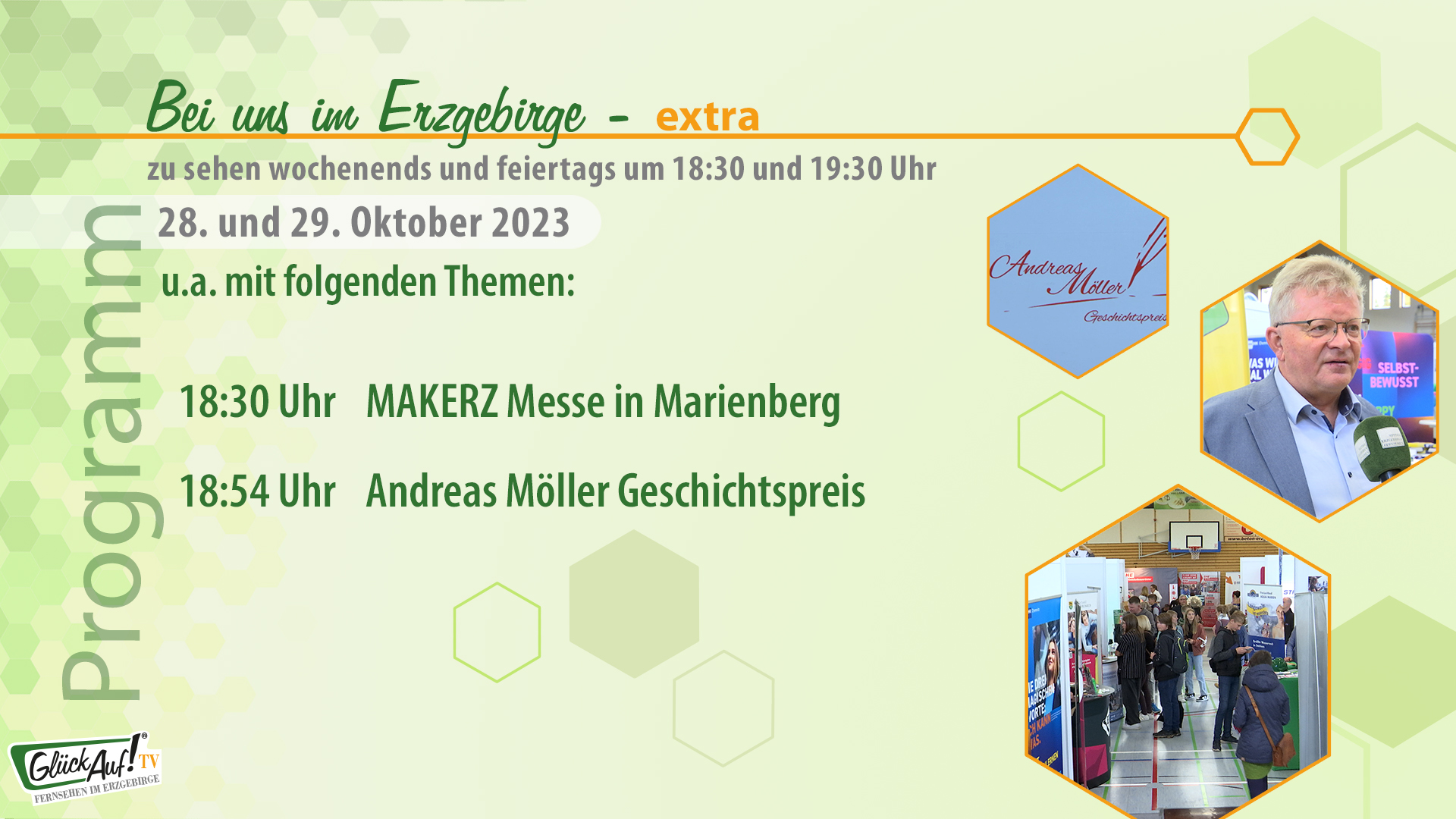 Bei uns im Erzgebirge - extra für das Wochenende der 43. Kalenderwoche 2023 Bei uns im Erzgebirge - extra für das Wochenende der 43. Kalenderwoche 2023