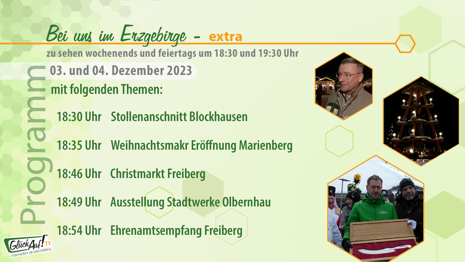 Bei uns im Erzgebirge - extra für das Wochenende der 48. Kalenderwoche 2023