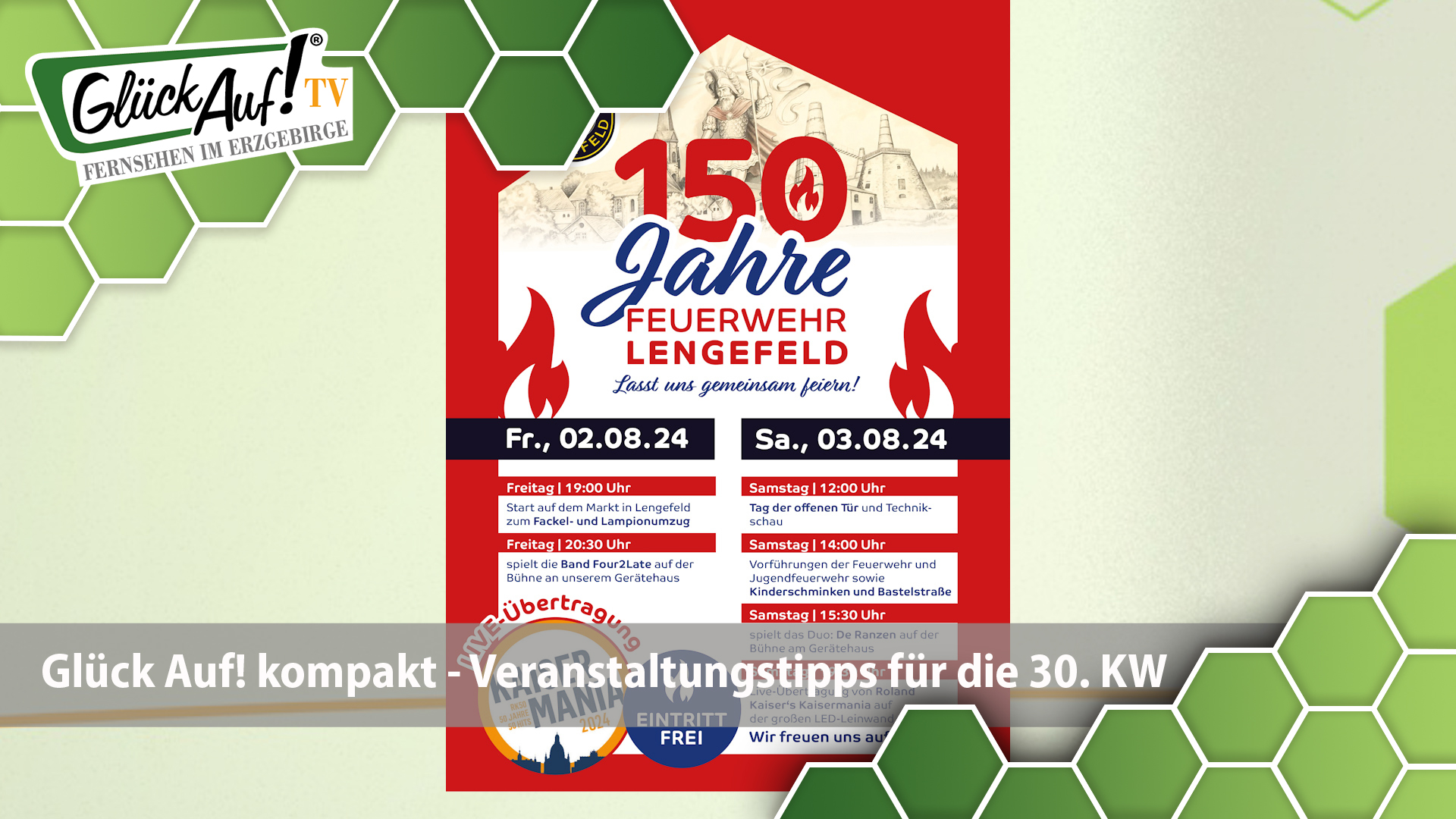 Glück Auf! kompakt für die Woche vom 20. bis 26.07.2024