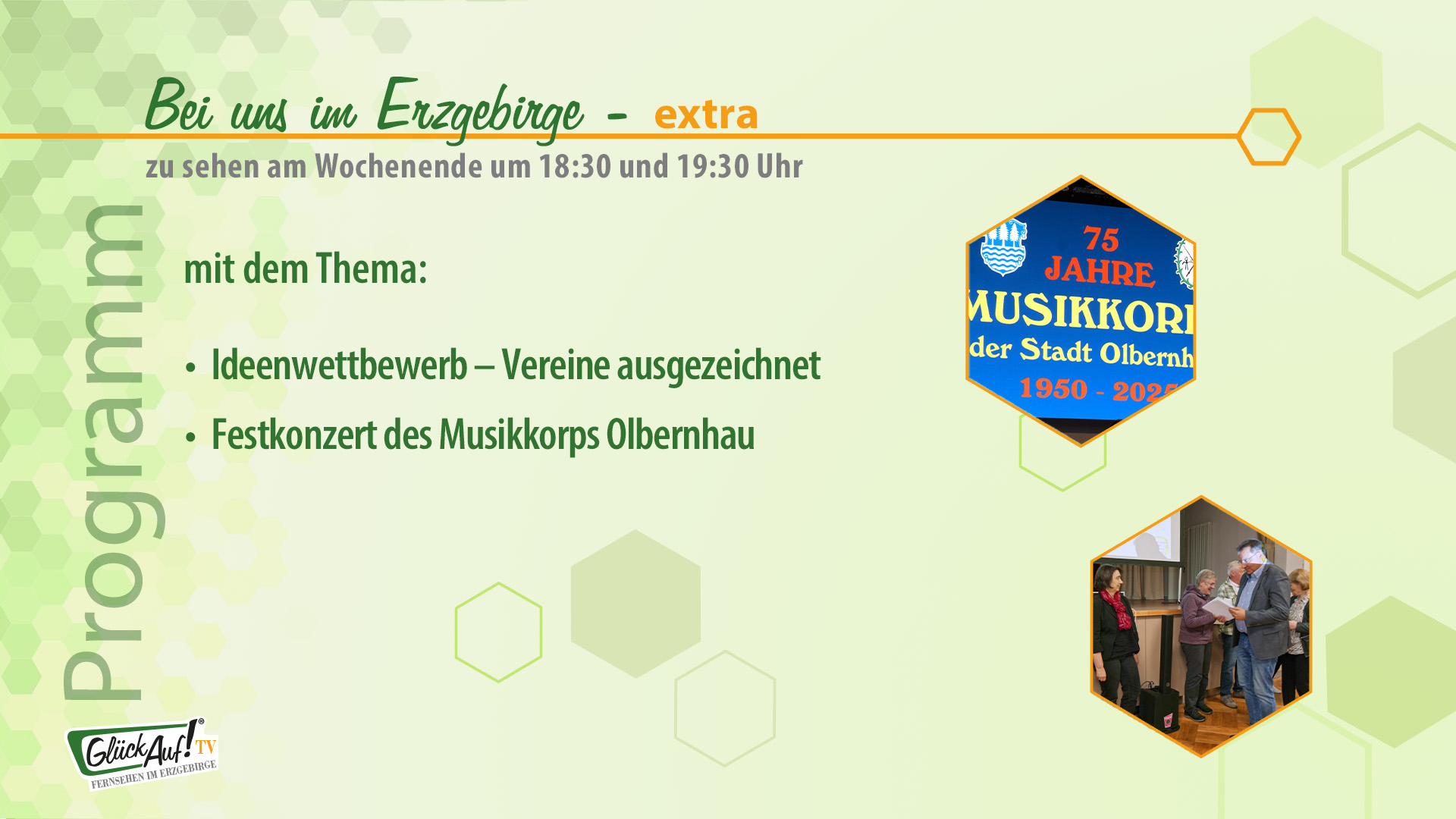 Bei uns im Erzgebirge - extra am 10.05. und 11.05.