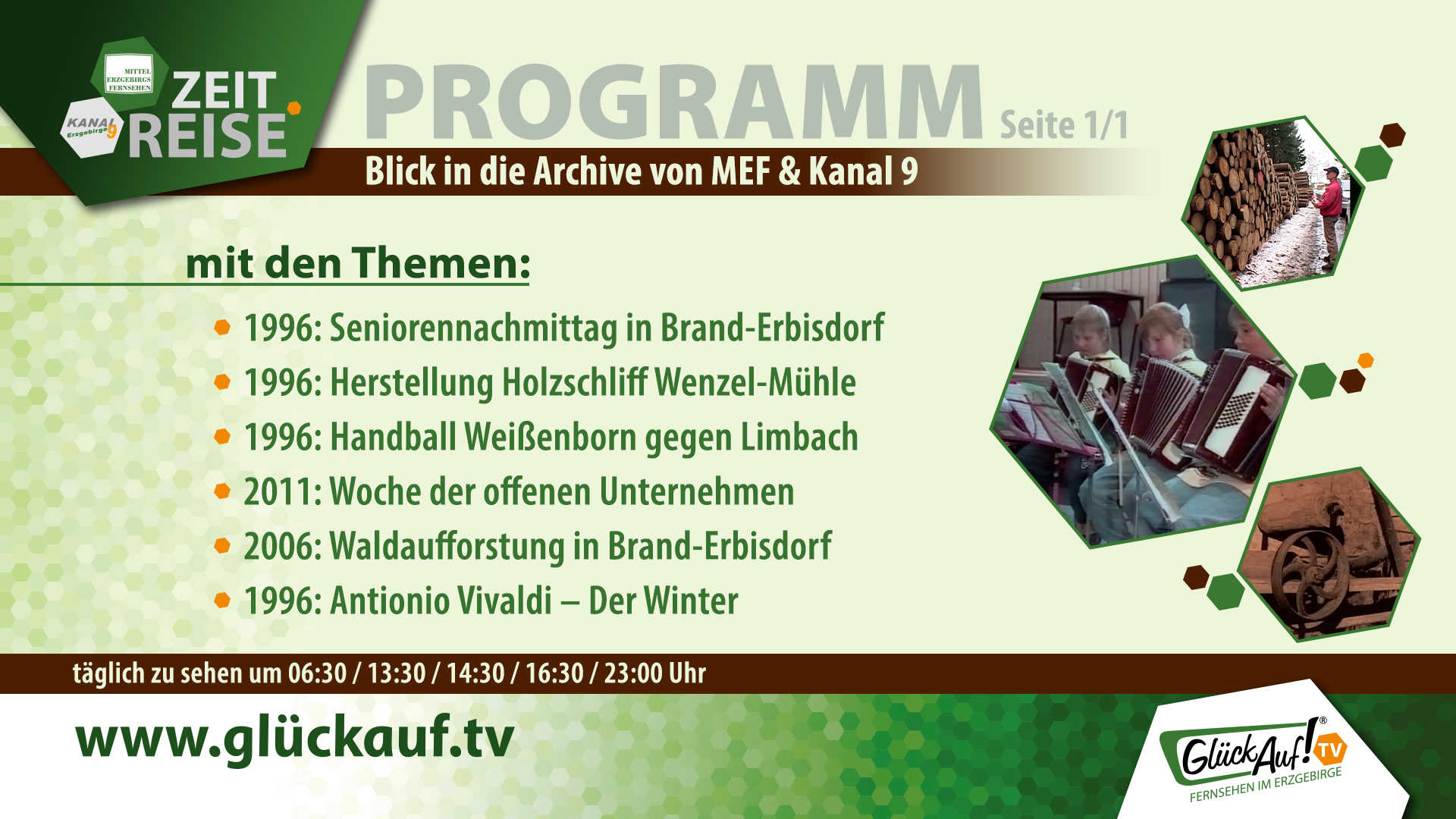 Glück Auf! TV - Zeitreise vom 28.02. bis 06.03.